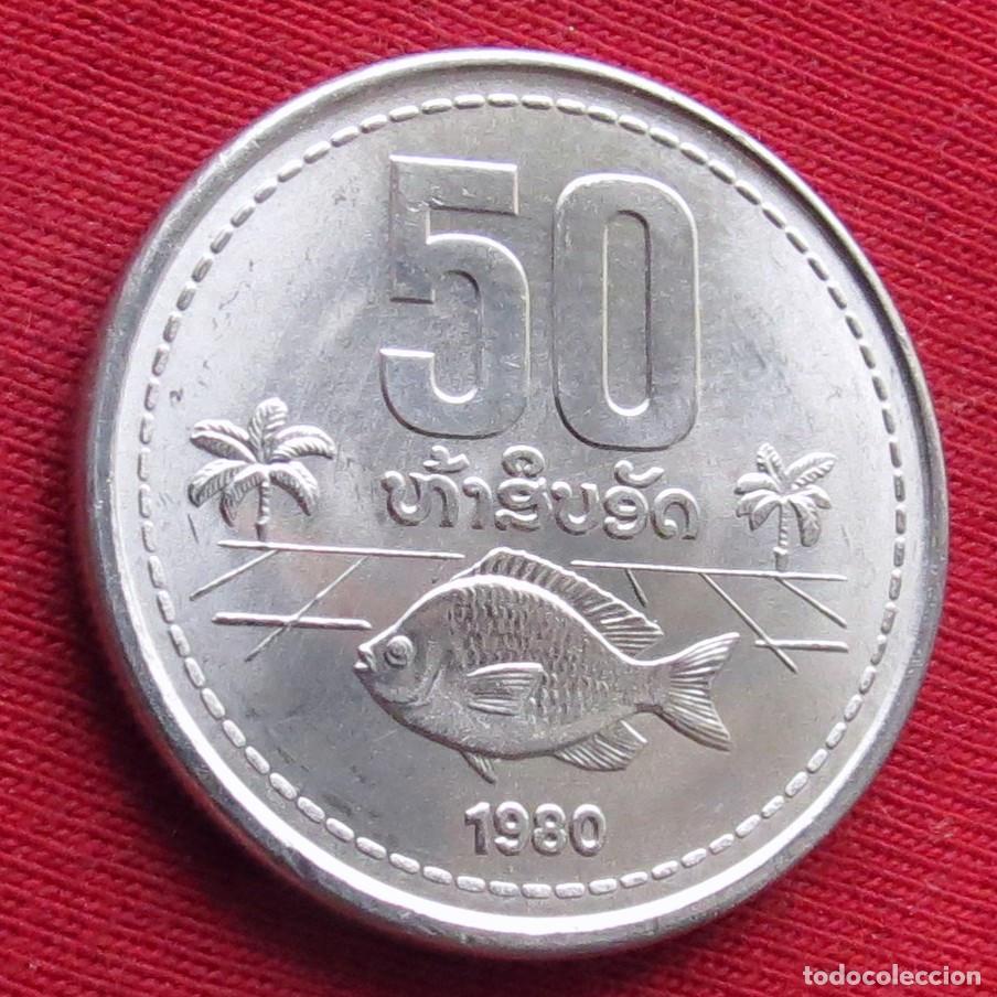 Monedas antiguas de Asia: Laos 50 att 1980 - Foto 1