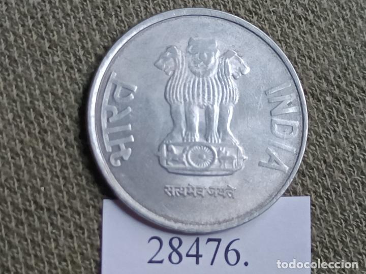 Monedas antiguas de Asia: India 2 rupias 2012 Noida - Foto 2