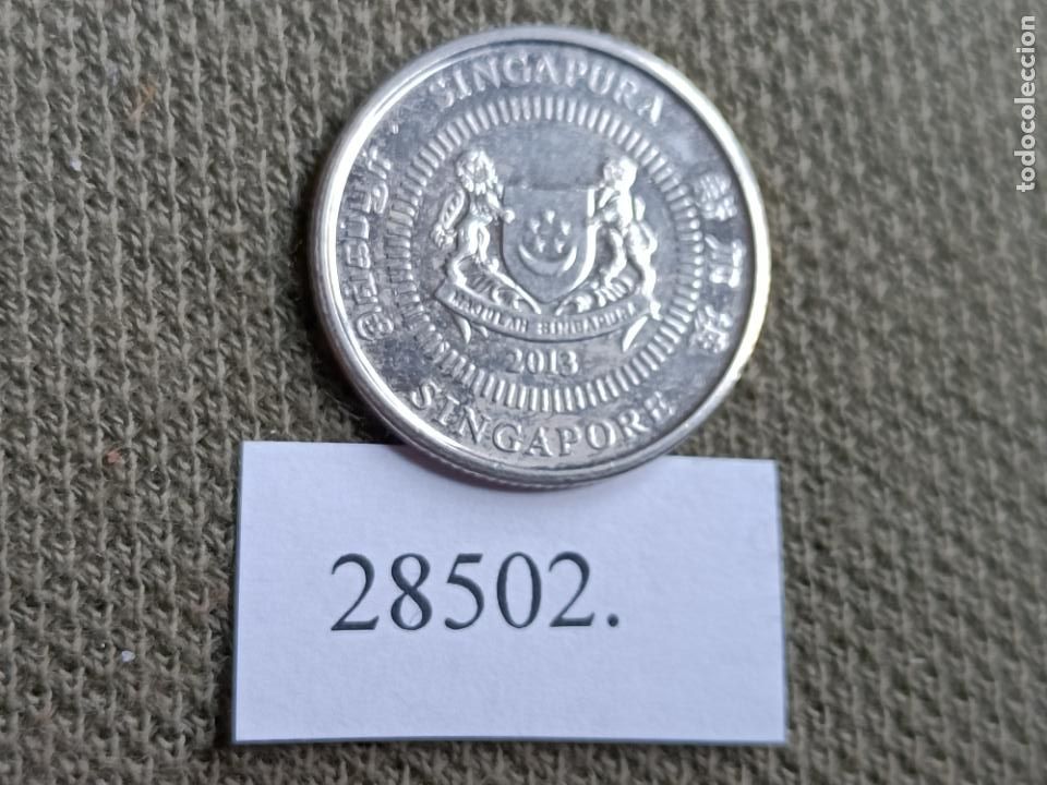 Monedas antiguas de Asia: Singapur 10 c&eacute;ntimos 2013 - Foto 2