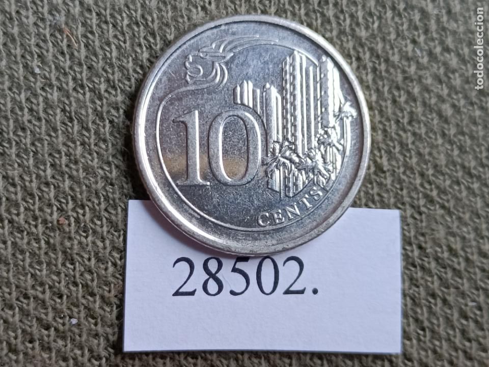 Monedas antiguas de Asia: Singapur 10 c&eacute;ntimos 2013 - Foto 1