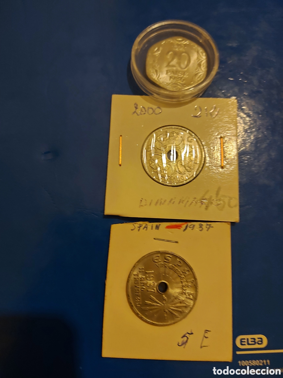 Monedas antiguas de Asia: 2Espa&ntilde;a y 1 deIndia - Foto 2