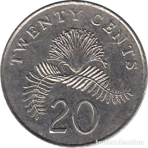 Monedas antiguas de Asia: SINGAPUR 20 Centavos 1997 KM#101 - Foto 1