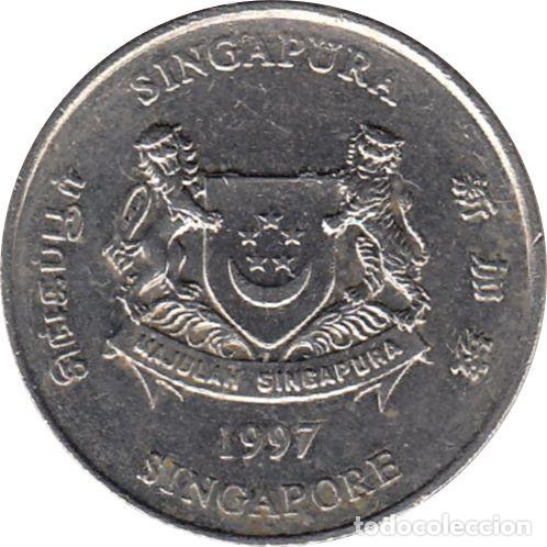 Monedas antiguas de Asia: SINGAPUR 20 Centavos 1997 KM#101 - Foto 2