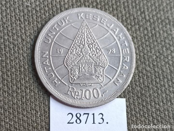 Monedas antiguas de Asia: Indonesia 100 rupias 1978 - Foto 1