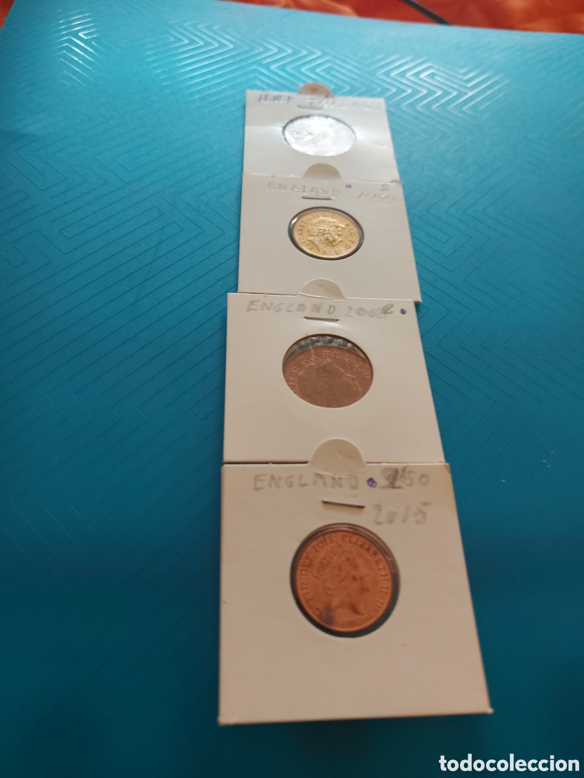 Monedas antiguas de Asia: 1 Tailandia 3England - Foto 1