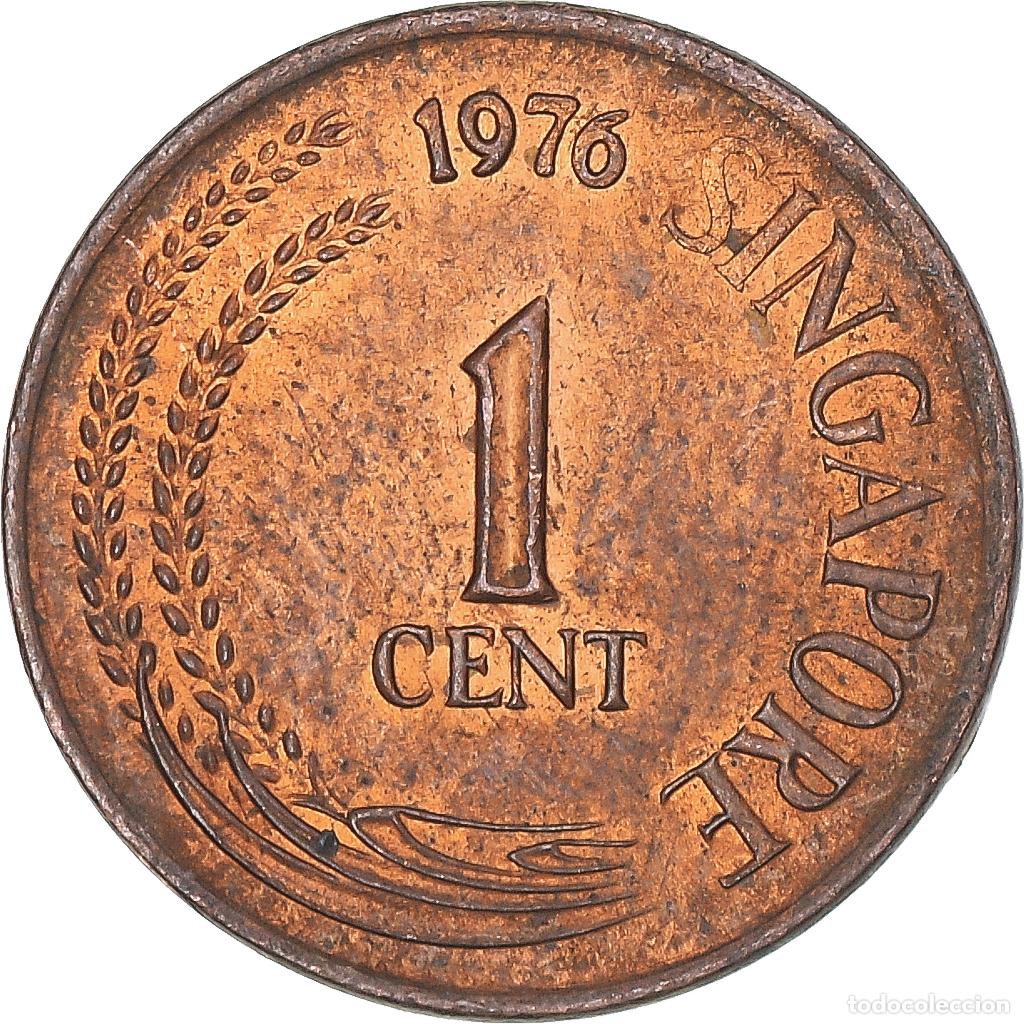 Monedas antiguas de Asia: [#1332339] Moneda, Singapur, Cent, 1976 - Foto 2