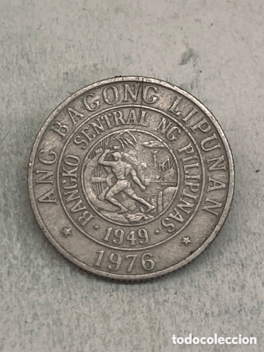 Monedas antiguas de Asia: Moneda 10 c&eacute;ntimos 1976 Filipinas M2 - Foto 2
