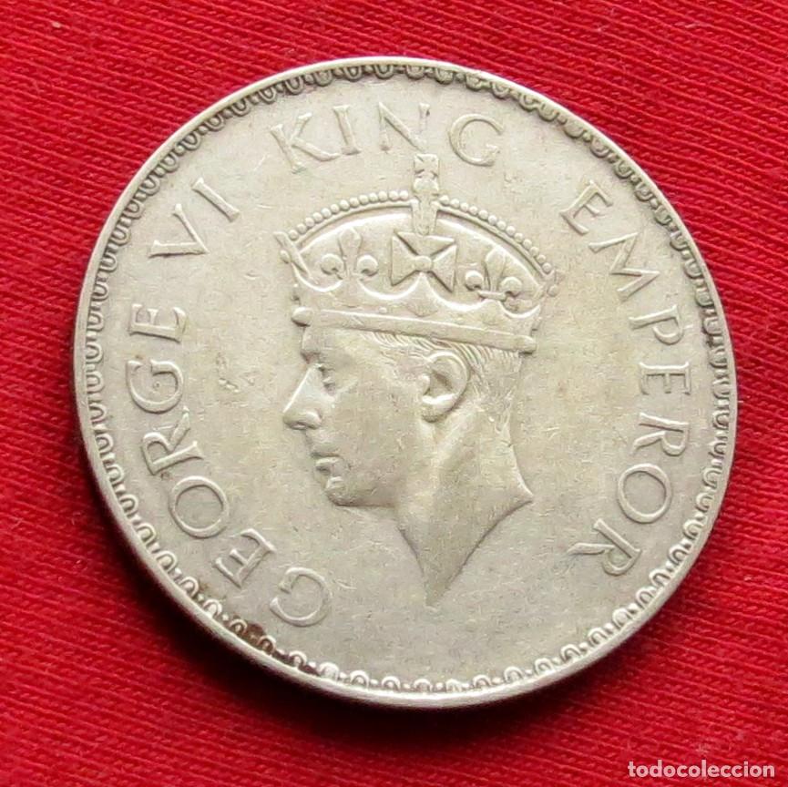 Monedas antiguas de Asia: India 1 rupee 1941 . - Foto 2