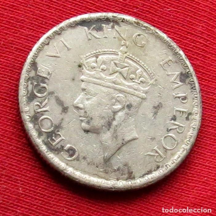 Monedas antiguas de Asia: India 1/2 rupee 1940 #2 - Foto 2