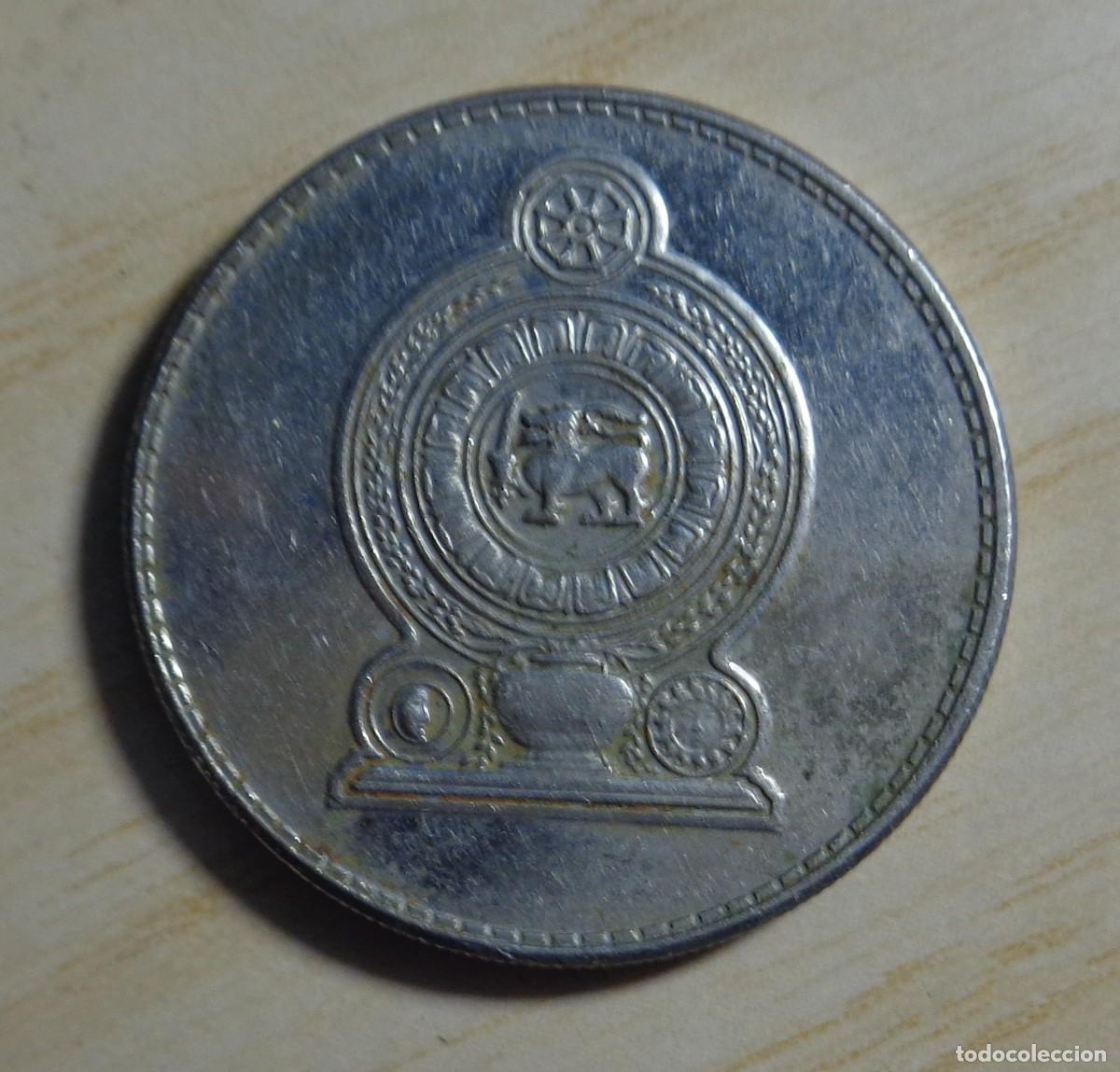 Monedas antiguas de Asia: MONEDA: 1 RUPIA, SRI LANKA 2002 - Foto 1