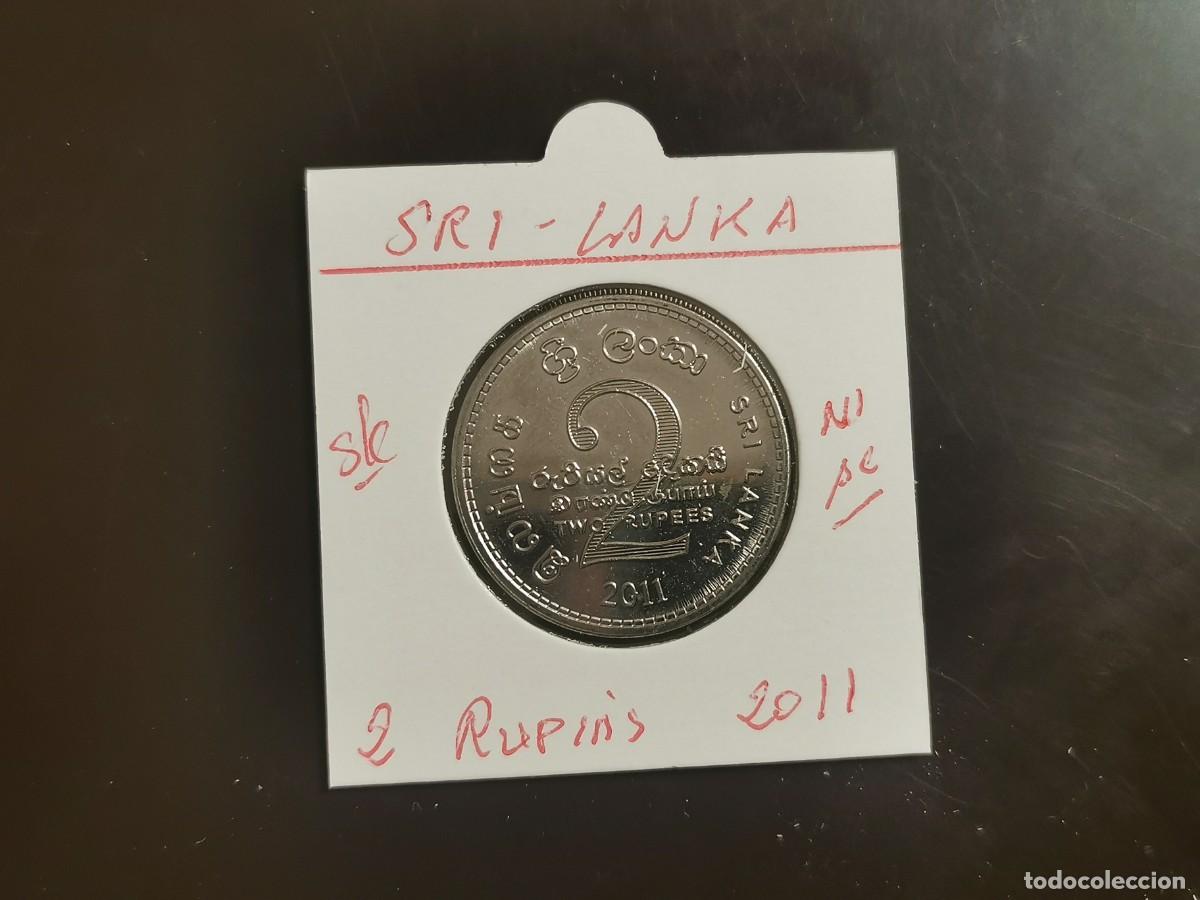 Alte M&uuml;nzen aus Asien: SRI-LANKA 2 RUPIAS 2011 S/C KM=147a (NIQUEL-ACERO)