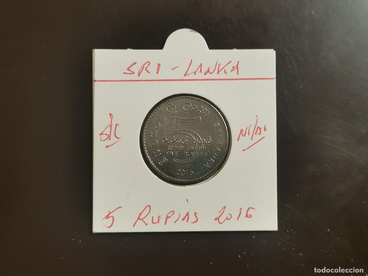 Alte M&uuml;nzen aus Asien: SRI-LANKA 5 RUPIAS 2016 S/C KM=NEW (NIQUEL-ACERO)
