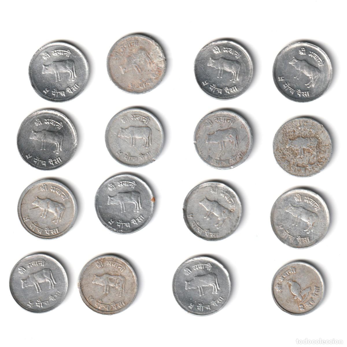 Monedas antiguas de Asia: Nepal Monedas - Foto 1