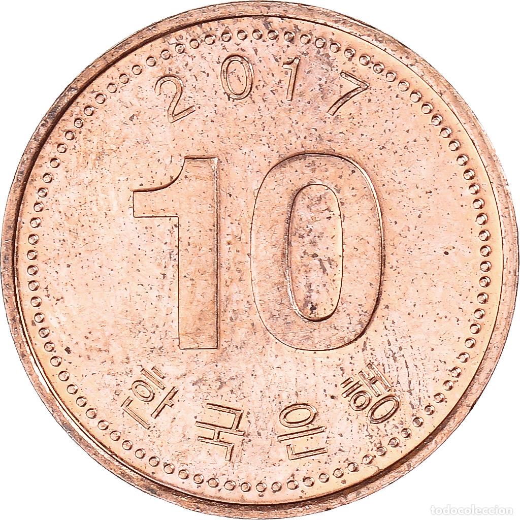 Monedas antiguas de Asia: [#1333993] Moneda, Corea, 10 Won, 2017 - Foto 2