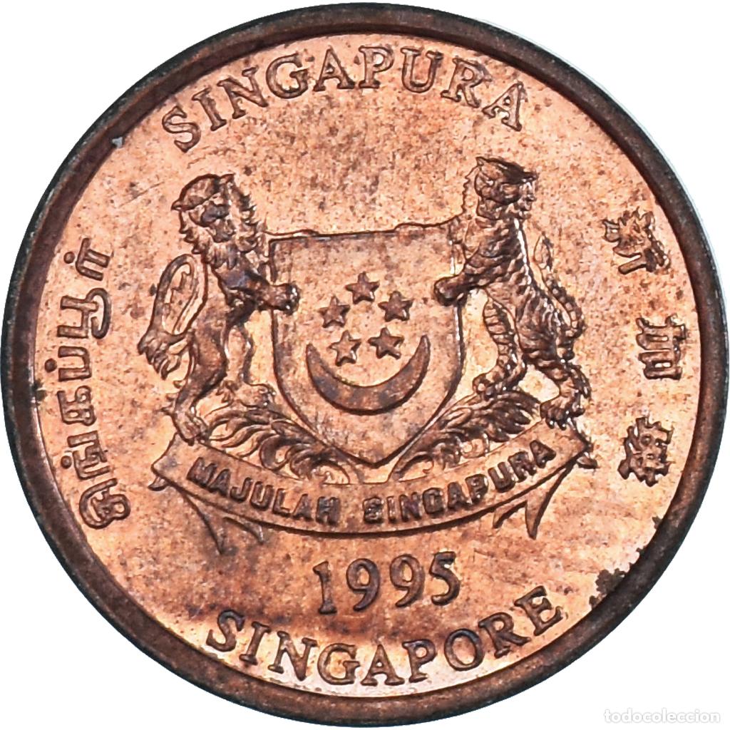 Monedas antiguas de Asia: [#1340381] Moneda, Singapur, Cent, 1995 - Foto 1