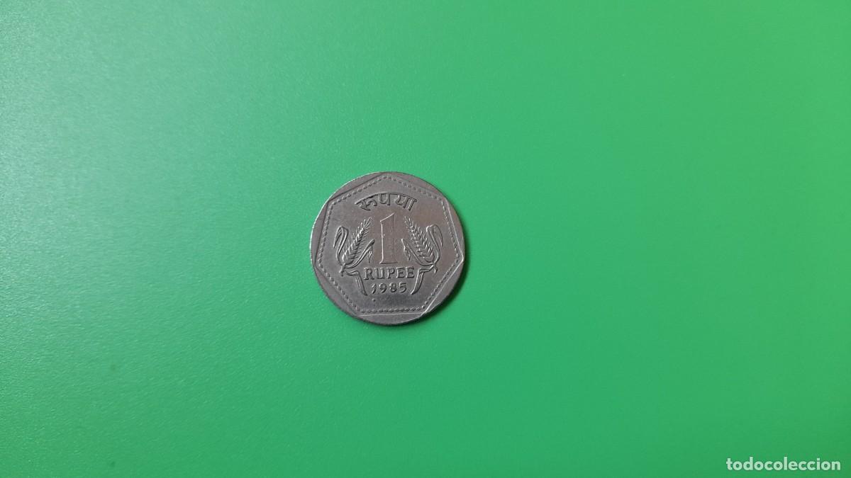 Monedas antiguas de Asia: 1 RUPEE, India, 1985 - Foto 1