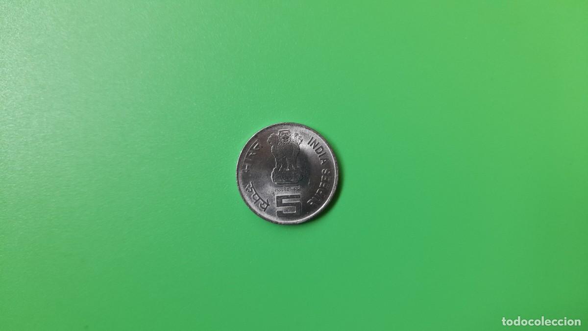 Monedas antiguas de Asia: 5 RUPEES India, 2004 - Foto 2