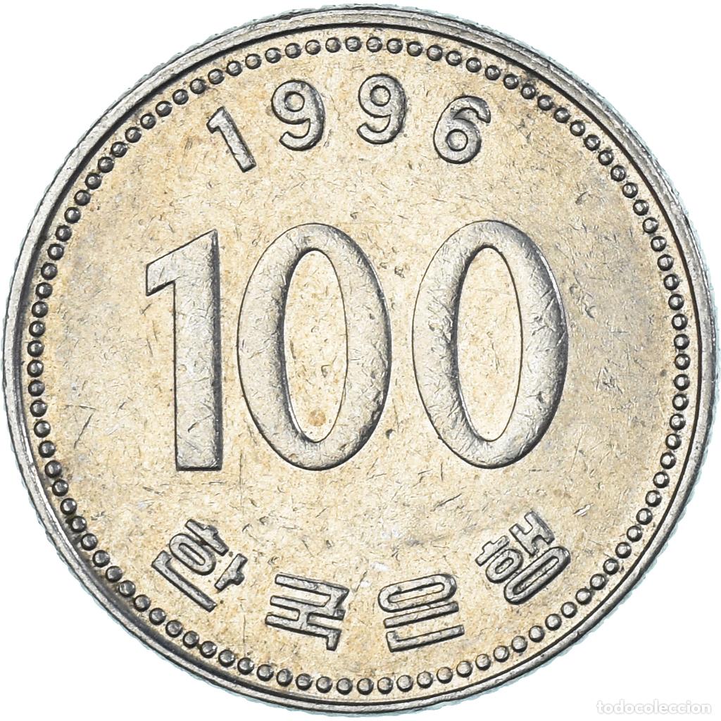 Monedas antiguas de Asia: [#1335246] Moneda, Corea, 100 Won, 1996 - Foto 2