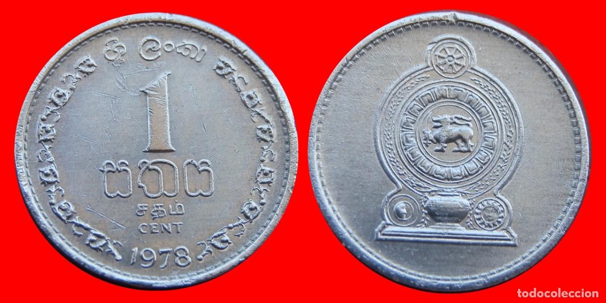 Monedas antiguas de Asia: 1 CENTIMO 1978 SRI LANKA CEYLAN CEYLON-90660 - Foto 1