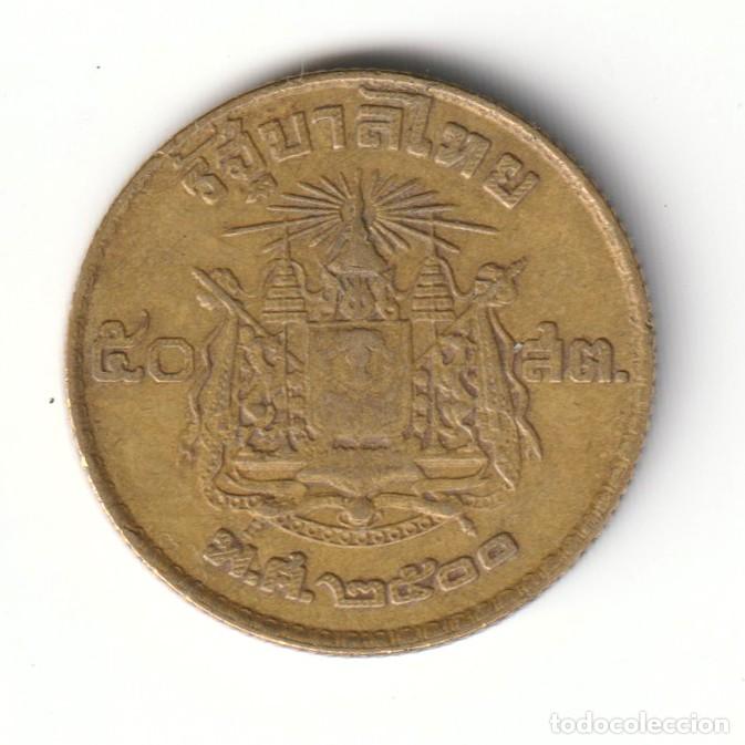 Monedas antiguas de Asia: Tailandia moneda de 50 satang - Foto 2