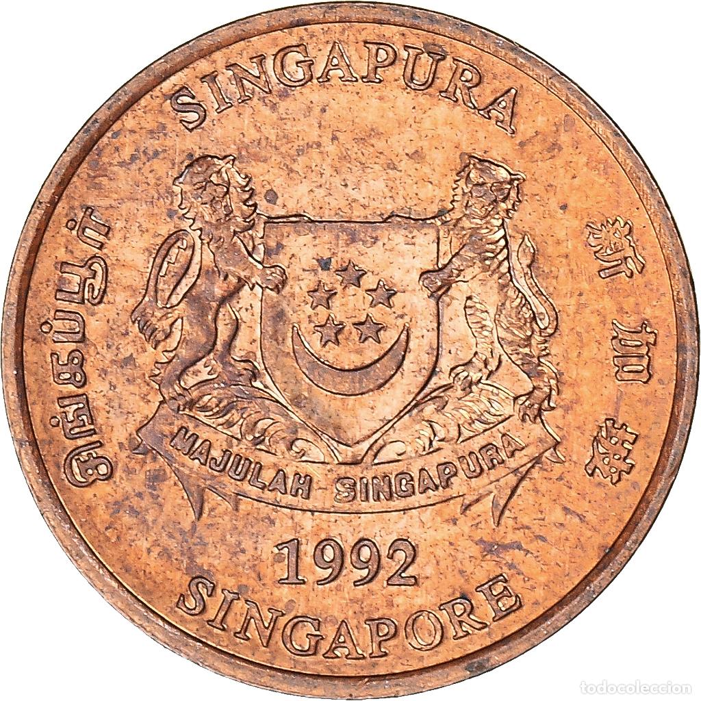Monedas antiguas de Asia: [#1342767] Moneda, Singapur, Cent, 1992 - Foto 1