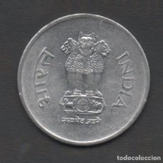 Monedas antiguas de Asia: FILA MOEDA INDIA 2002 1 RUPIA BOMBAIM CIRCULADA