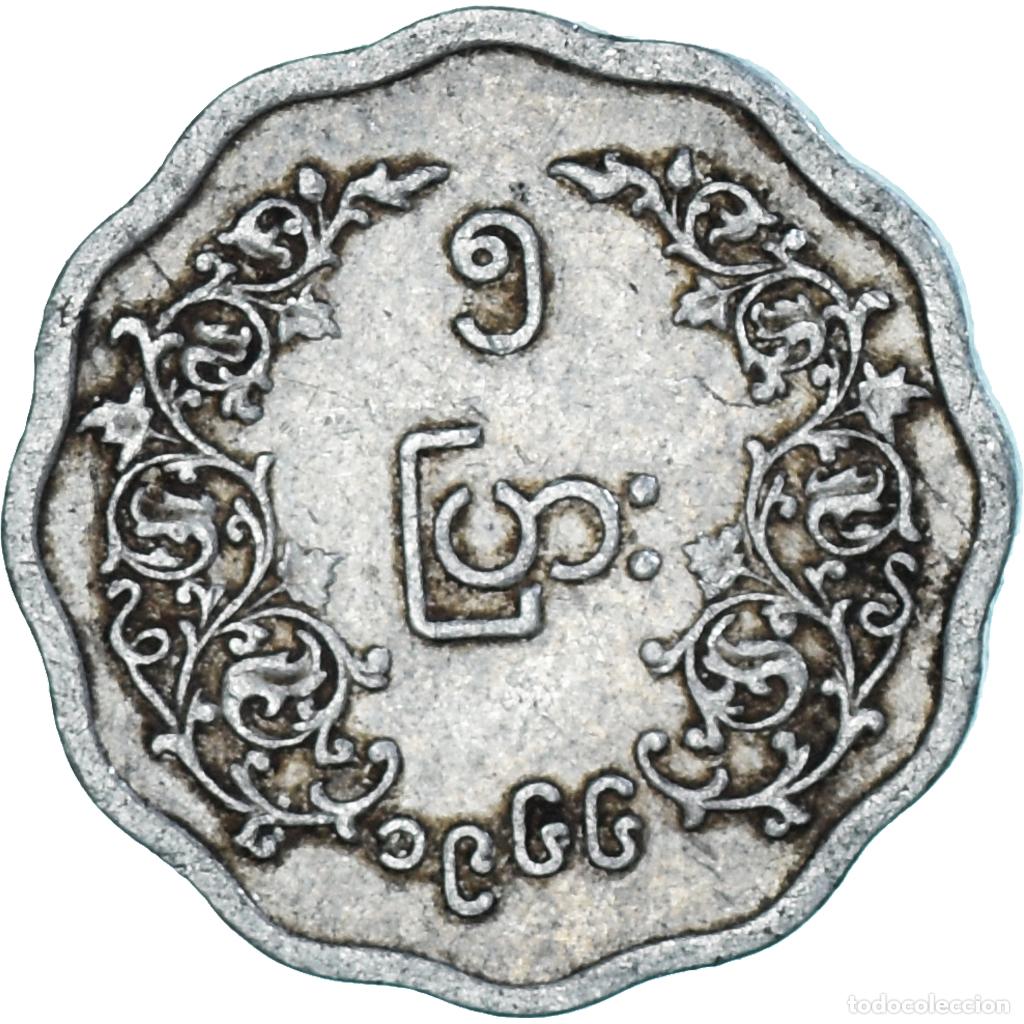 Monedas antiguas de Asia: [#1339667] Moneda, Myanmar, 5 Pyas, 1966 - Foto 2