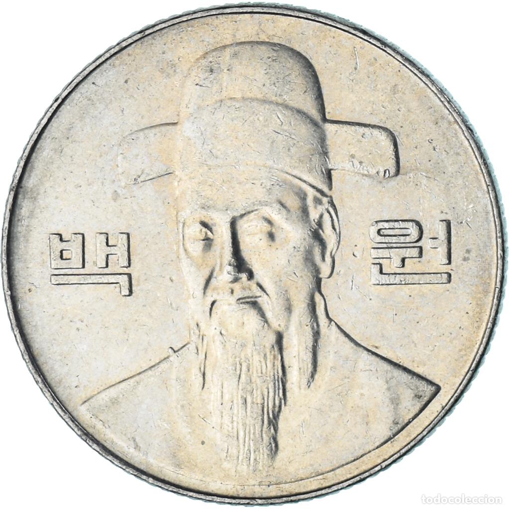 Monedas antiguas de Asia: [#1344571] Moneda, Corea, 100 Won, 2001 - Foto 1