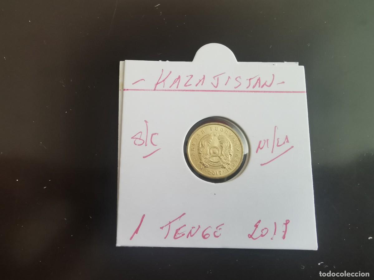 Moedas antigas da &Aacute;sia: KAZAJISTAN 1 TENGE 2017 S/C KM)23 (NIQUEL-LAT&Oacute;N)