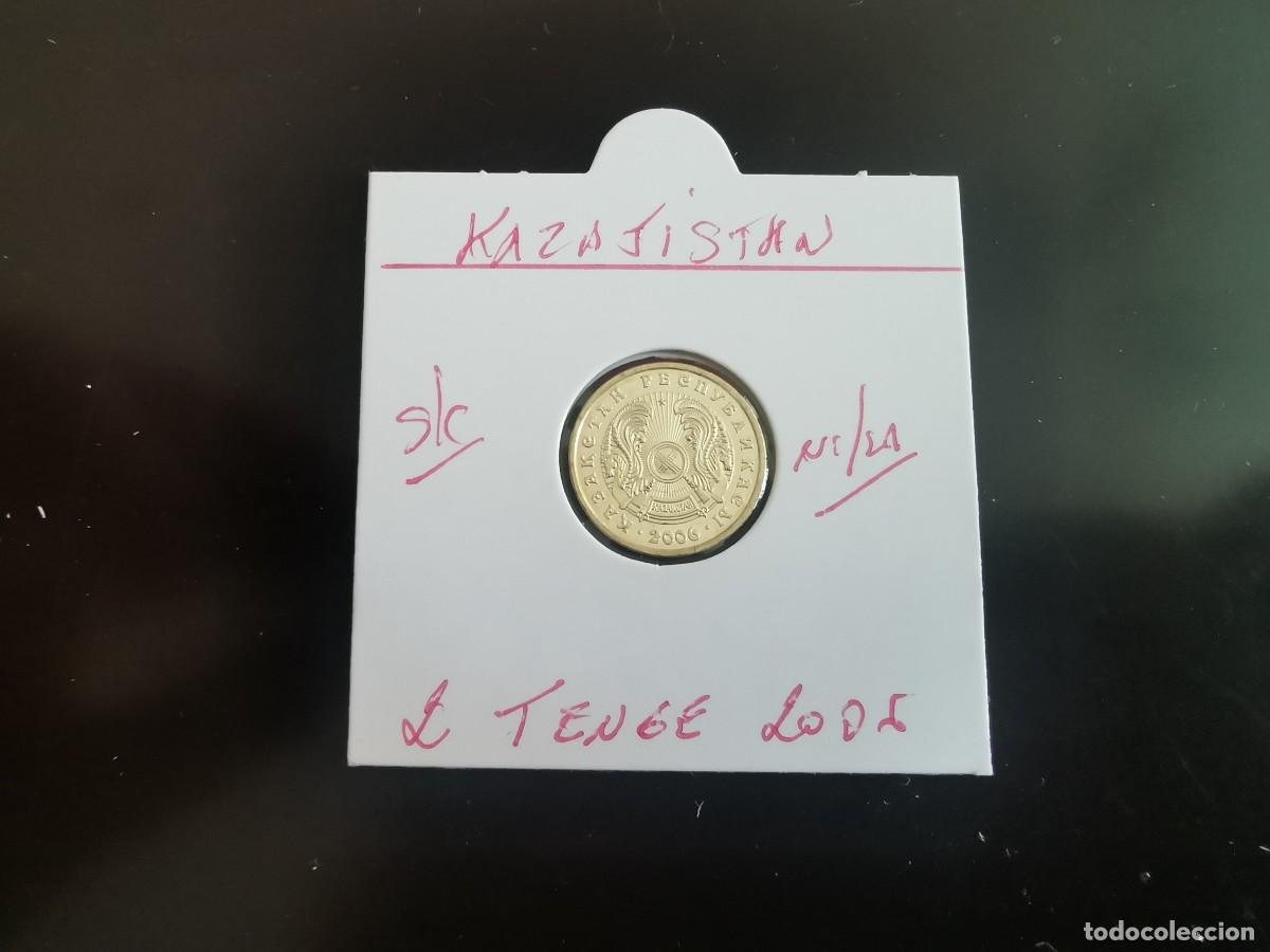 Moedas antigas da &Aacute;sia: KAZAJISTAN 2 TENGE 2006 S/C KM=64 (NIQUEL-LAT&Oacute;N)