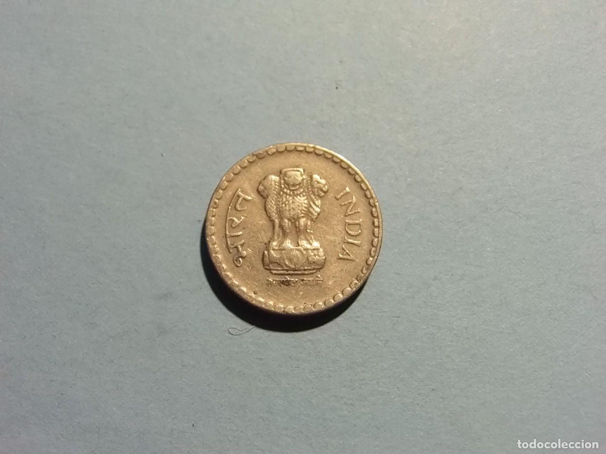 Monedas antiguas de Asia: INDIA 5 RUPIAS 2001. - Foto 1
