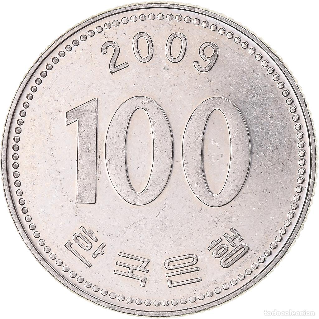 Monedas antiguas de Asia: [#1351912] Moneda, Corea, 100 Won, 2009 - Foto 2