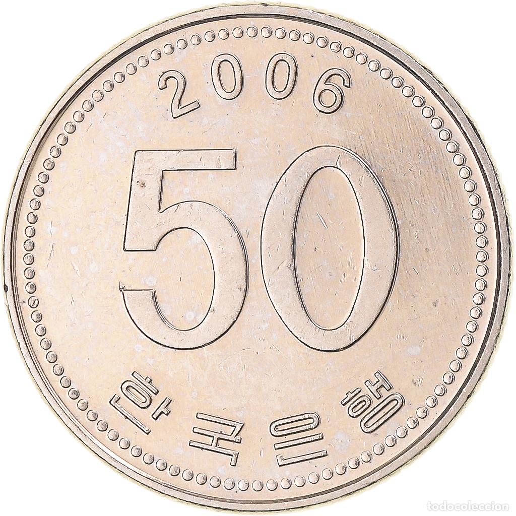 Monedas antiguas de Asia: [#1351913] Moneda, Corea, 50 Won, 2006 - Foto 2