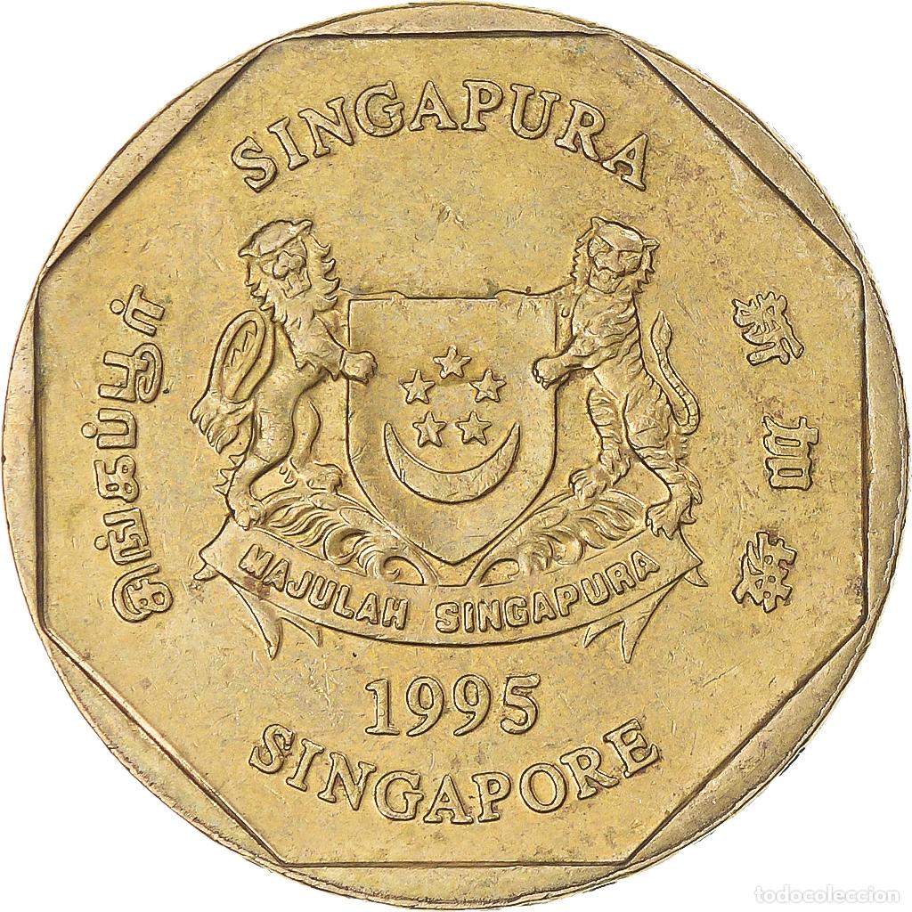 Monedas antiguas de Asia: [#1352002] Moneda, Singapur, Dollar, 1995 - Foto 1