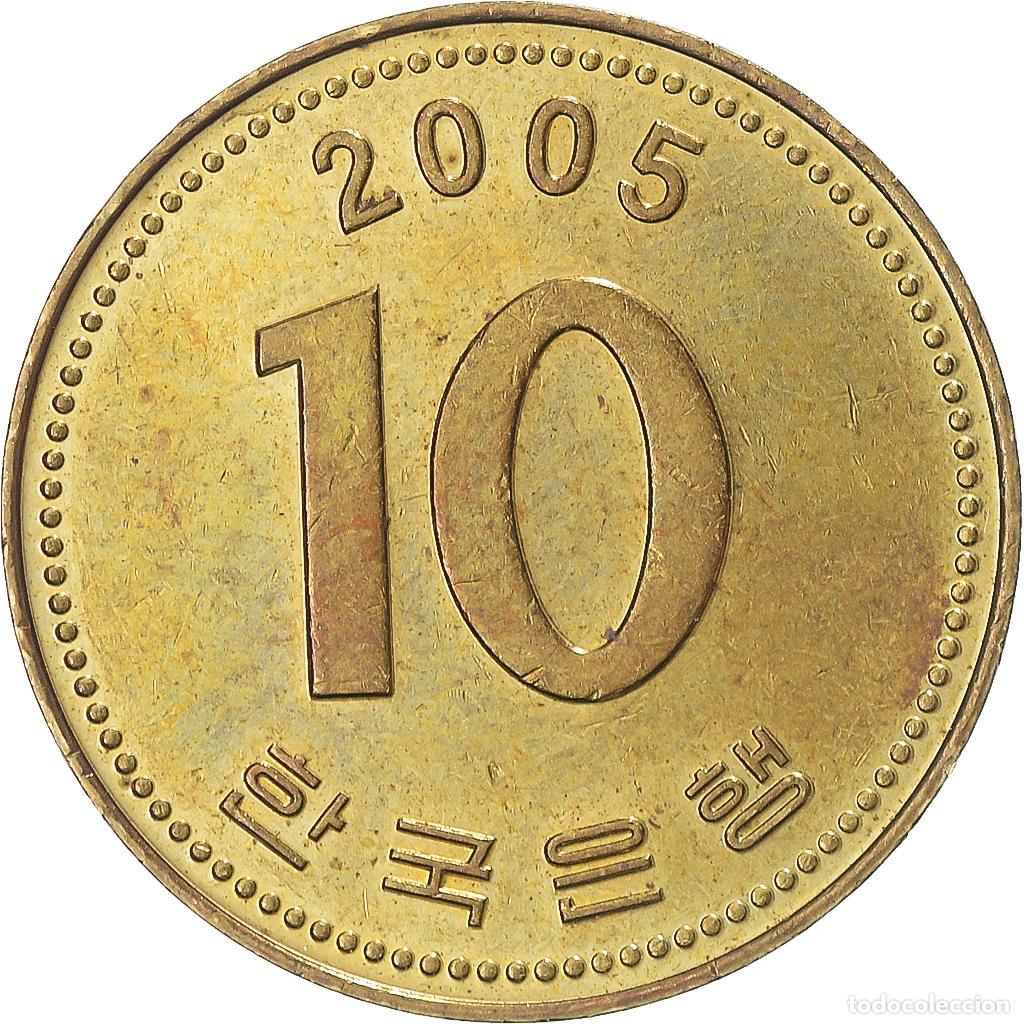 Monedas antiguas de Asia: [#1351829] Moneda, Corea, 10 Won, 2005 - Foto 2