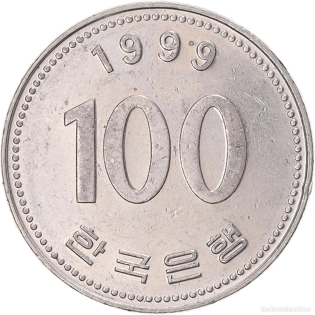Monedas antiguas de Asia: [#1351897] Moneda, Corea, 100 Won, 1999 - Foto 2