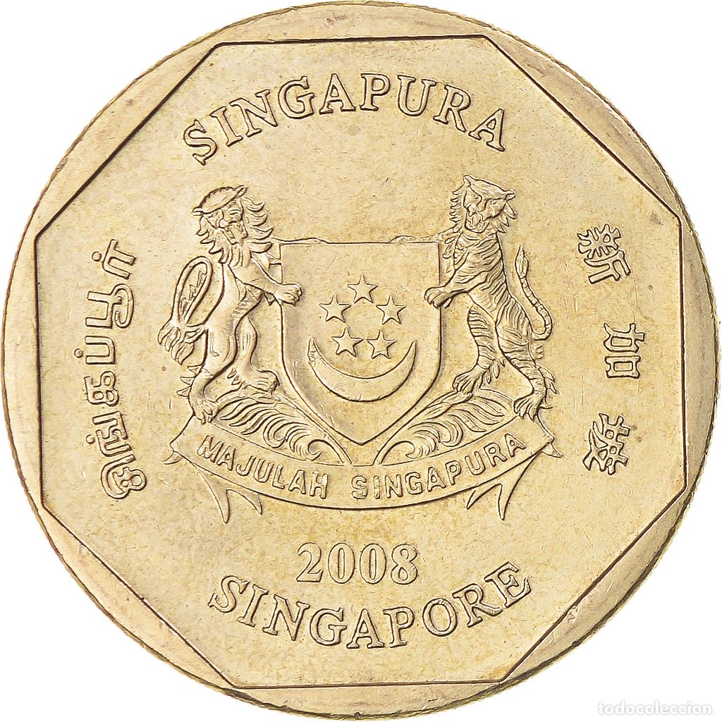 Monedas antiguas de Asia: [#1351918] Moneda, Singapur, Dollar, 2008 - Foto 1