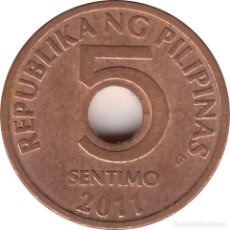 Monedas antiguas de Asia: FILIPINAS 5 CÉNTIMOS 2011 KM#268