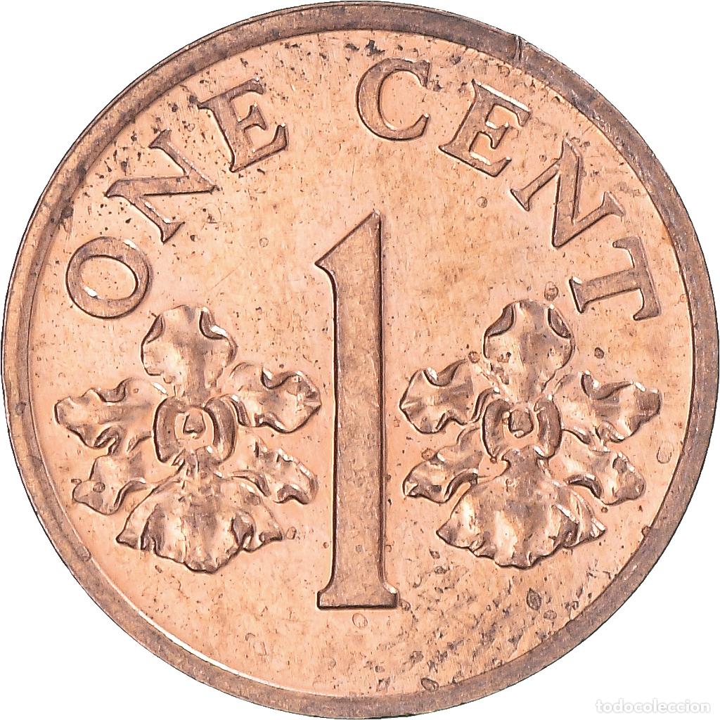 Monedas antiguas de Asia: [#1357358] Moneda, Singapur, Cent, 1990 - Foto 2