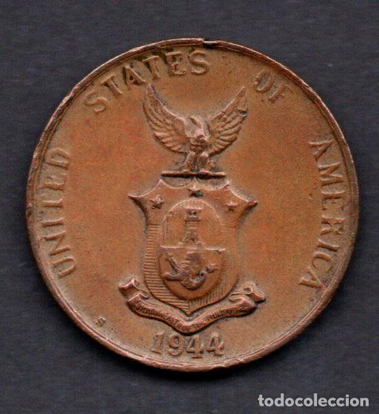 Monedas antiguas de Asia: FILIPINAS - 1 CENTAVO 1944 - Foto 2