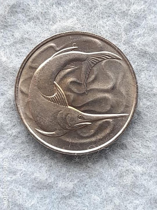 Monedas antiguas de Asia: Singapur. 20 C&eacute;ntimos. A&ntilde;o 1974 - Foto 1