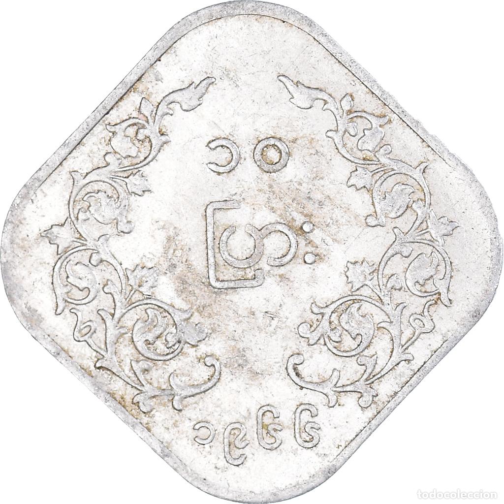 Monedas antiguas de Asia: [#1085638] Moneda, Myanmar, 10 Pyas, 1966 - Foto 2