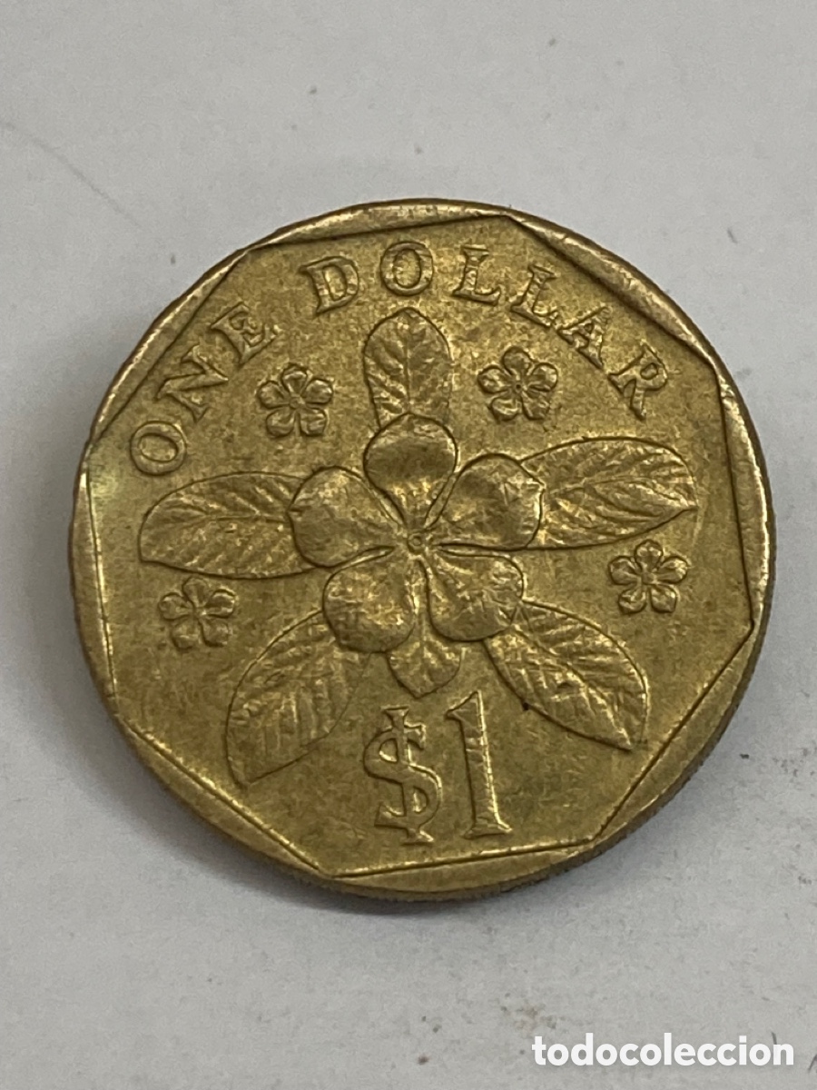 Monedas antiguas de Asia: Moneda 1 Dollar 2008 Singapur M20 - Foto 1