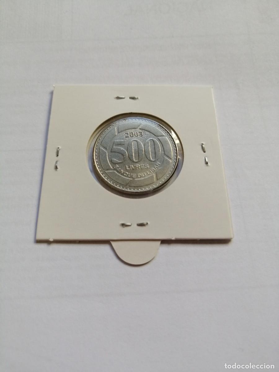 Monedas antiguas de Asia: L&iacute;bano 500 Libras 2003 SC- - Foto 2