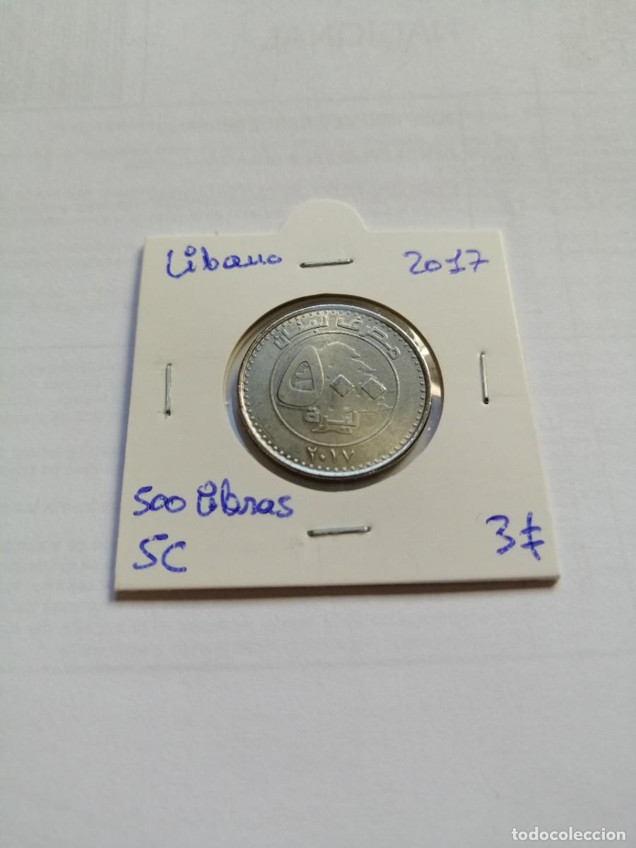 Monedas antiguas de Asia: L&iacute;bano 500 Libras 2017 SC - Foto 1