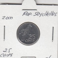 Monedas antiguas de Asia: ESCASA Y BONITA MONEDA - REP. SEYCHELLES 25 CENTS. AÑO 2000 - S/C