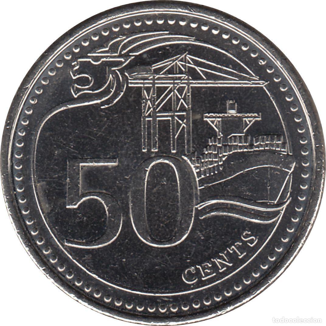 Monedas antiguas de Asia: SINGAPUR 50 Centavos 2017 KM#348 - Foto 1