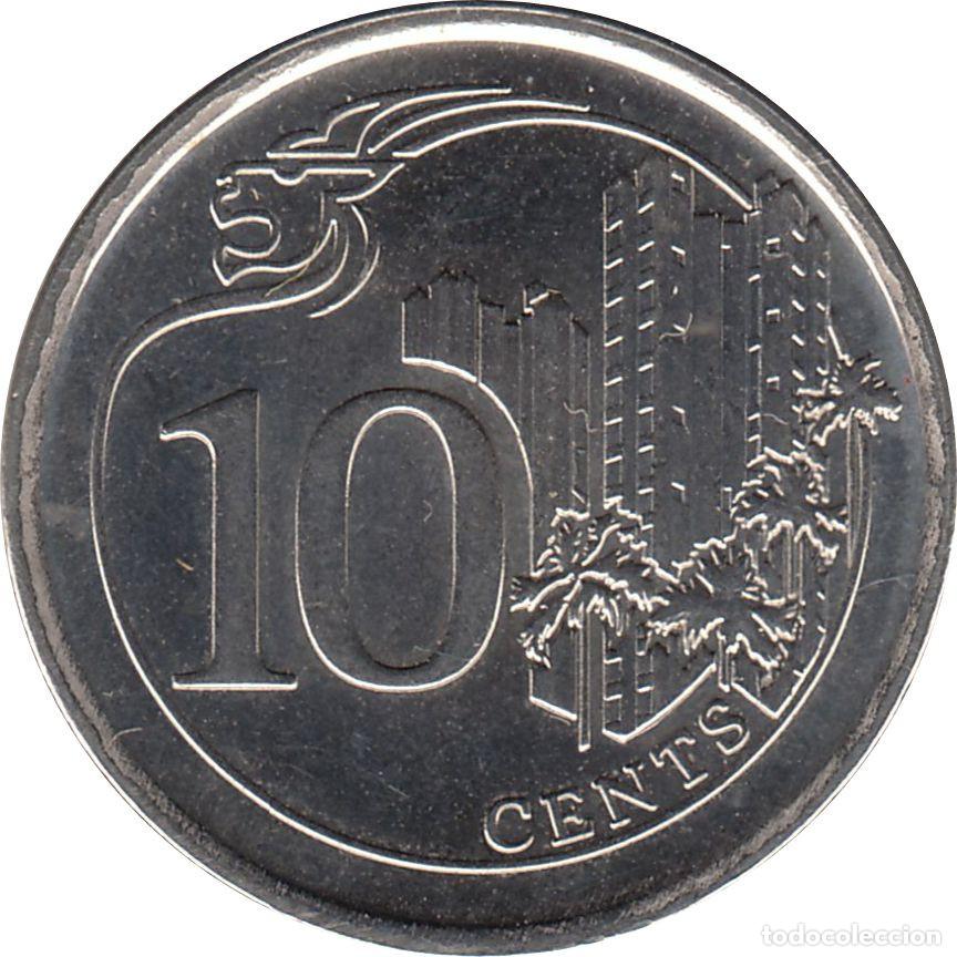 Monedas antiguas de Asia: SINGAPUR 10 Centavos 2016 KM#346 - Foto 1
