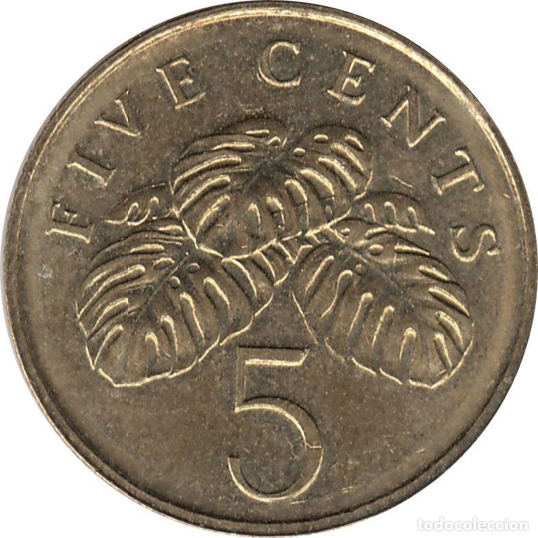 Monedas antiguas de Asia: SINGAPUR 5 Centavos 2009 KM#99 - Foto 1