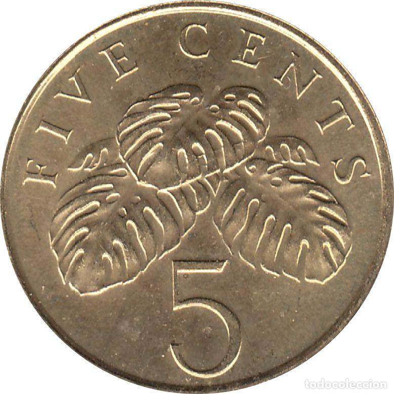 Monedas antiguas de Asia: SINGAPUR 5 Centavos 1995 KM#99 - Foto 1